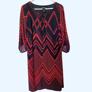 Enforce Studio Navy Blue/Red Dress 14